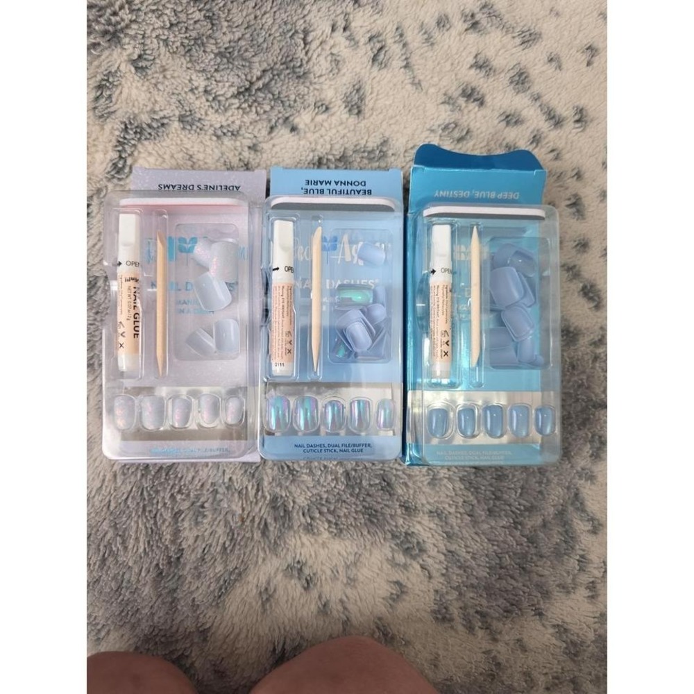Red Aspen Partial Sets For Mixed Manis